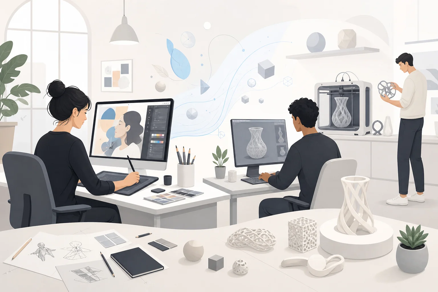 L'impact des outils numériques et de la 3D sur les pratiques des créateurs visuels